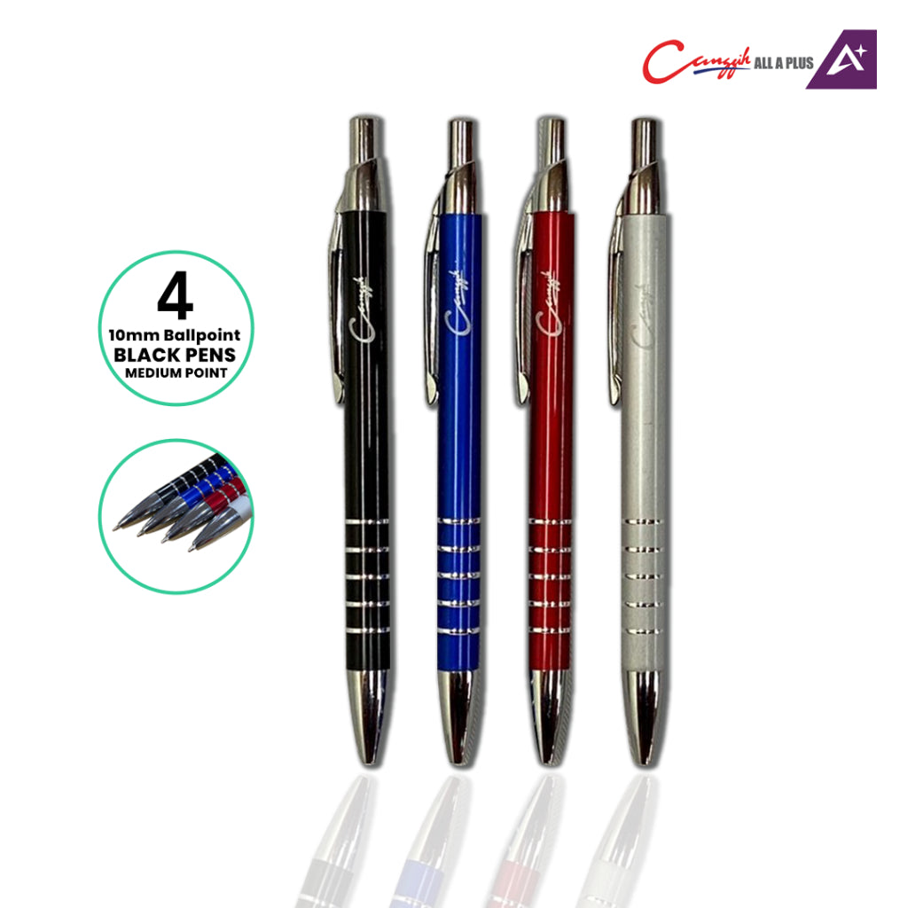 Canggih Ballpoint Metal Pen (4 PCS) - CG-PEN 02