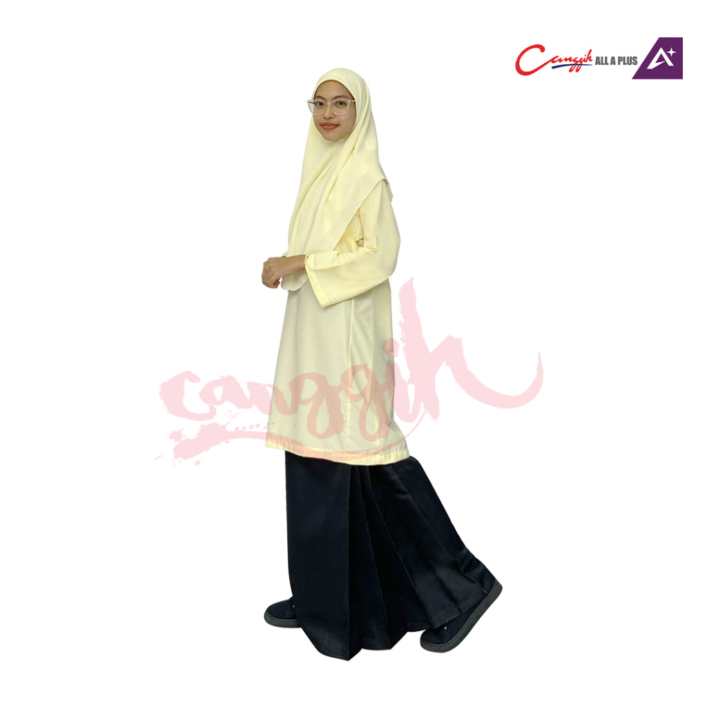 Canggih Kain Kurung Pengawas Sekolah - Black - CG-CP 008 BLK