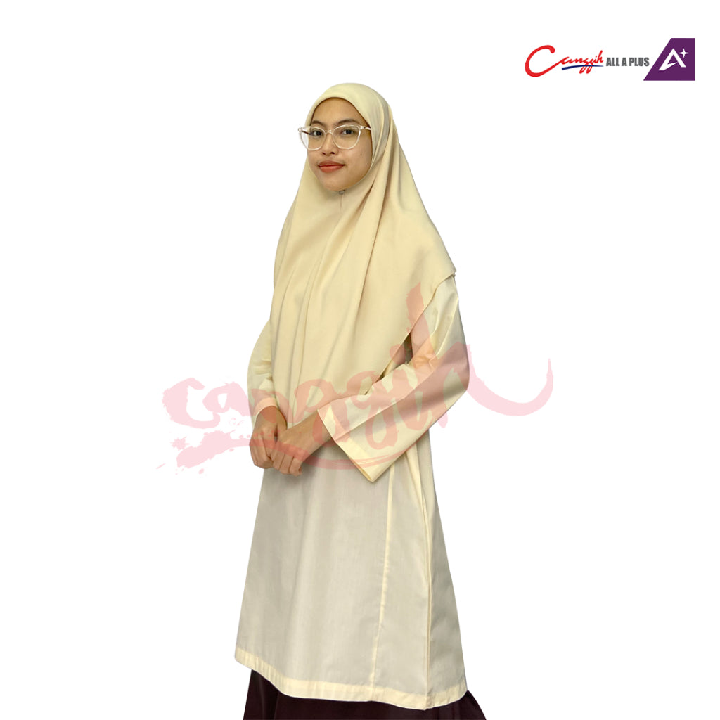 Canggih Baju Kurung Sekolah MRSM - Light Brown - CG-CP 009 LBR