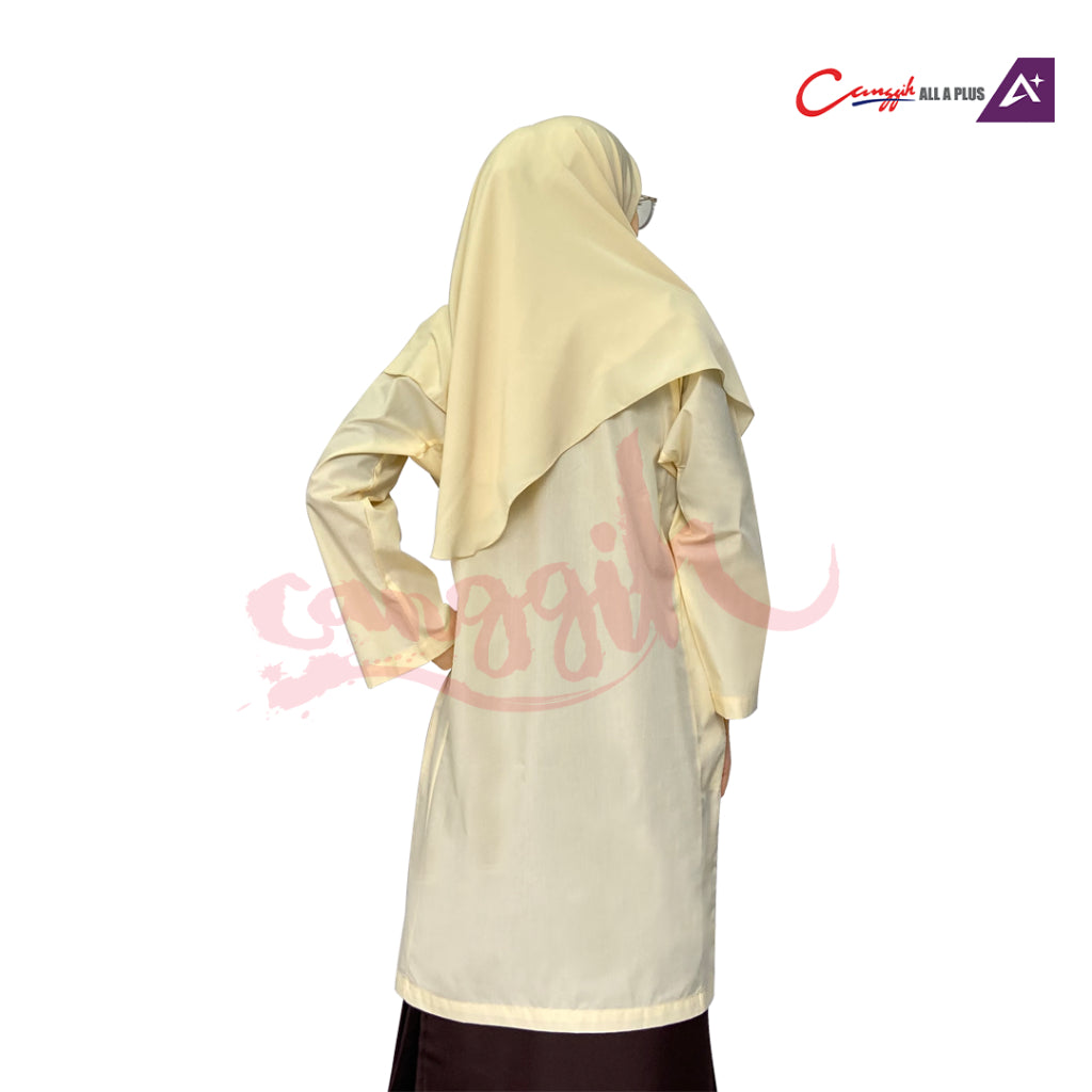 Canggih Baju Kurung Sekolah MRSM - Light Brown - CG-CP 009 LBR