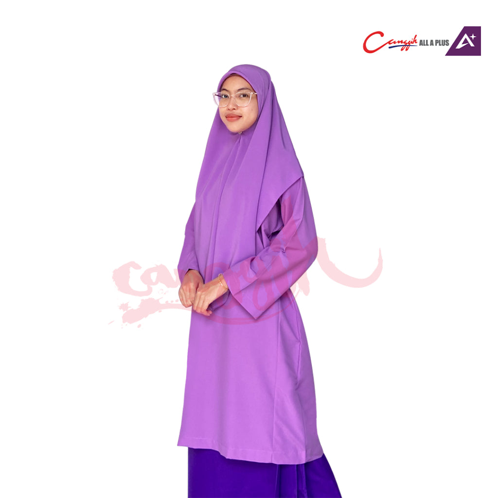 Canggih Baju Kurung Pengawas Koperasi Sekolah - Light Purple - CG-CP 009 LPL