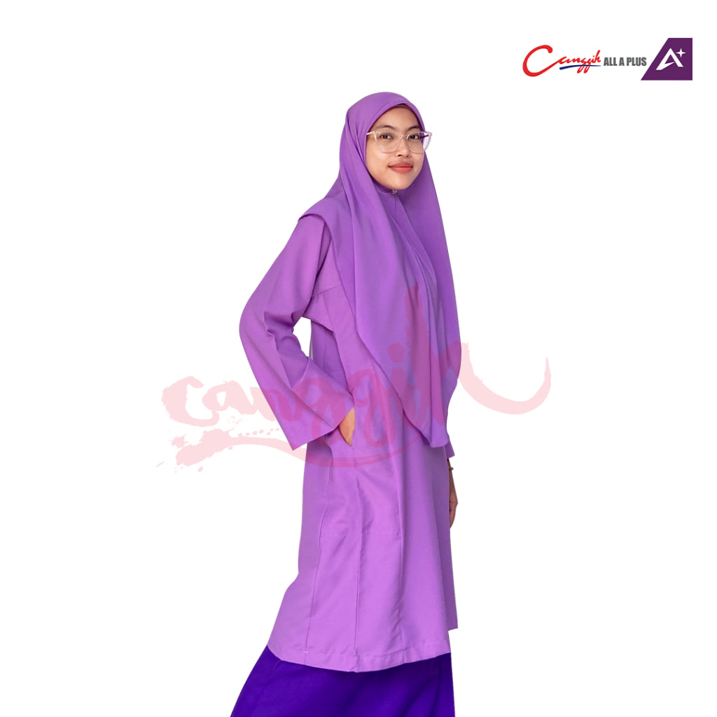 Canggih Baju Kurung Pengawas Koperasi Sekolah - Light Purple - CG-CP 009 LPL