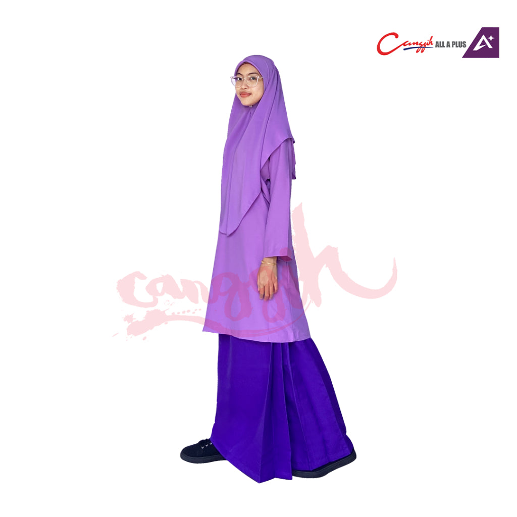 Canggih Baju Kurung Pengawas Koperasi Sekolah - Light Purple - CG-CP 009 LPL