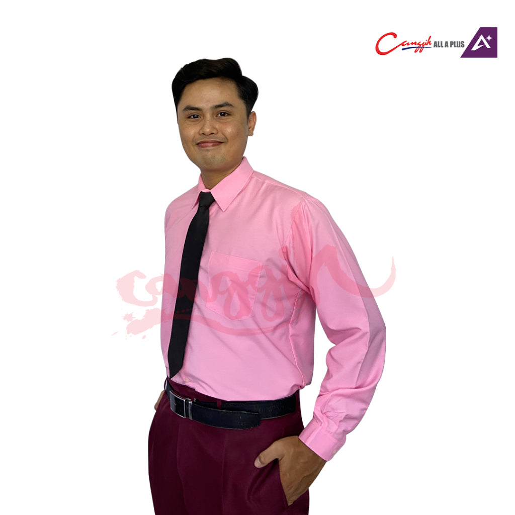 Canggih Kemeja Sekolah Lengan Panjang Pengawas - Light Pink - CG-CP 021 LPK