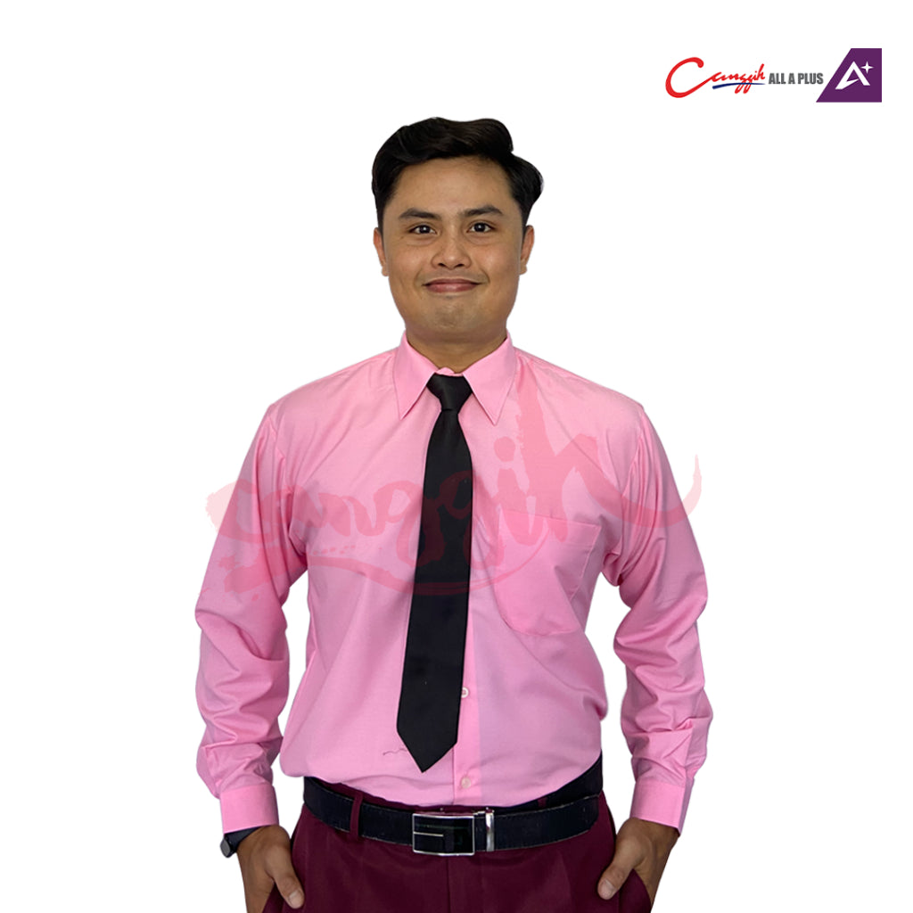 Canggih Kemeja Sekolah Lengan Panjang Pengawas - Light Pink - CG-CP 021 LPK