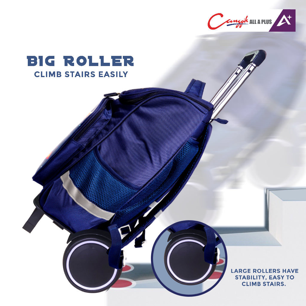 Canggih Children's School Trolley Backpack Fun Galaxy Bag - CG-TB 0101