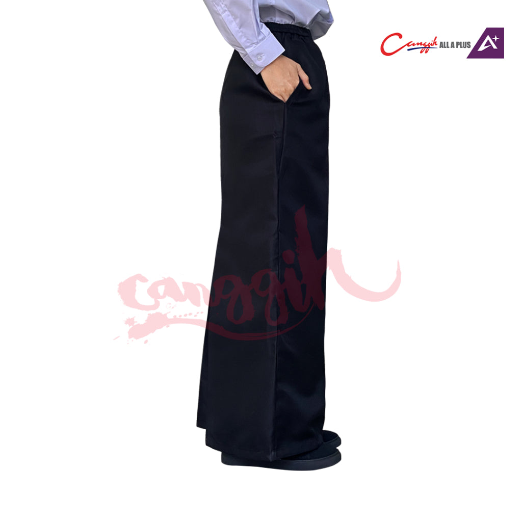 Canggih Kain Pengawas Sekolah Kipas Belakang - Black - CG-CP 028 BLK