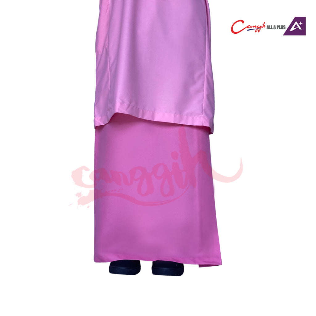 Canggih Kain Kurung Unit Beruniform Puteri Islam - Pink - CG-CP 008 PNK