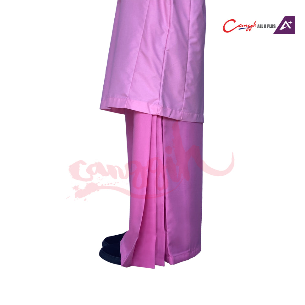 Canggih Kain Kurung Unit Beruniform Puteri Islam - Pink - CG-CP 008 PNK