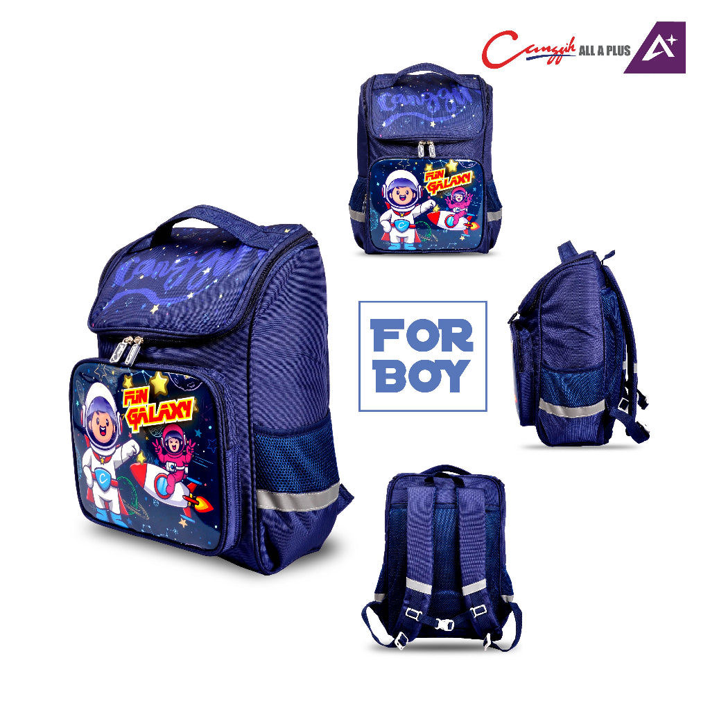 Canggih School Bag Fun Galaxy Backpack - CG-BP 0101