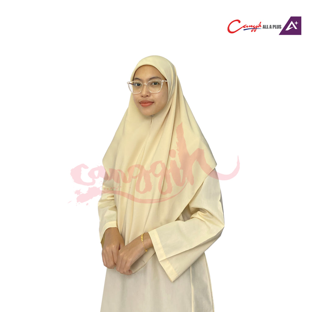 Canggih Tudung MRSM Sekolah - Beige - CG-KT 2002 BG