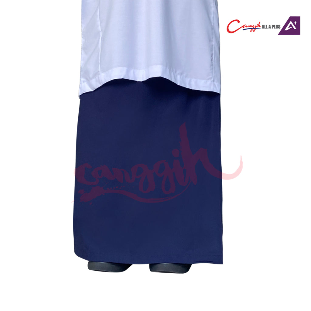 Canggih Kain Sekolah Rendah Perempuan - Navy Blue - CG-CP 008