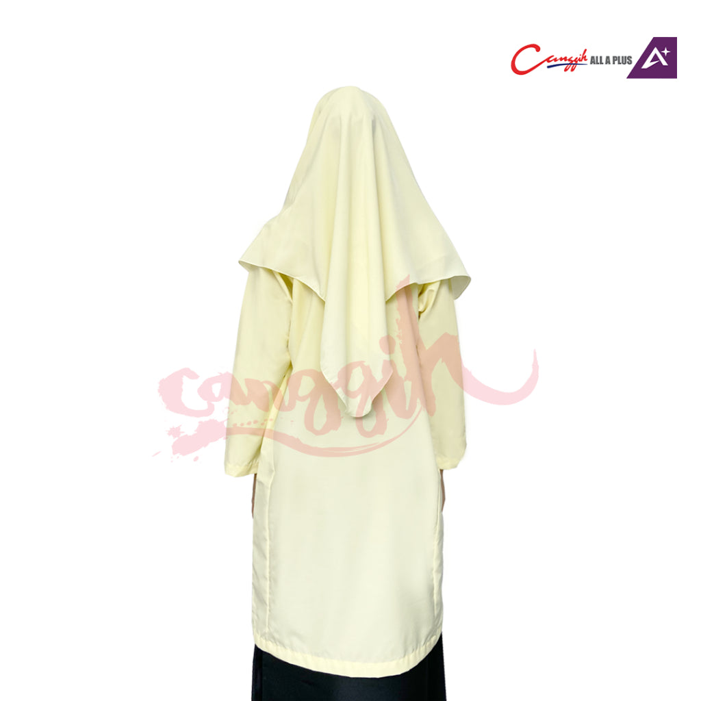 Canggih Baju Kurung Pengawas Pusat Sumber Sekolah -Light Yellow - CG-CP 009 LYL