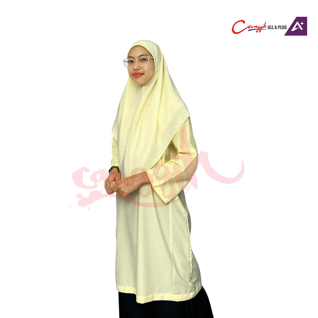 Canggih Baju Kurung Pengawas Pusat Sumber Sekolah -Light Yellow - CG-CP 009 LYL