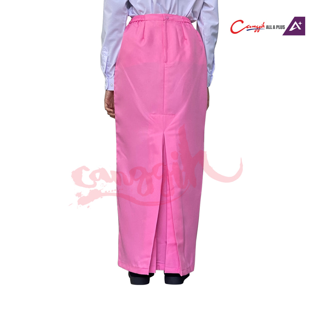 Canggih Kain Sekolah Kipas Belakang Unit Beruniform Puteri Islam - Pink - CG-CP 028 PNK