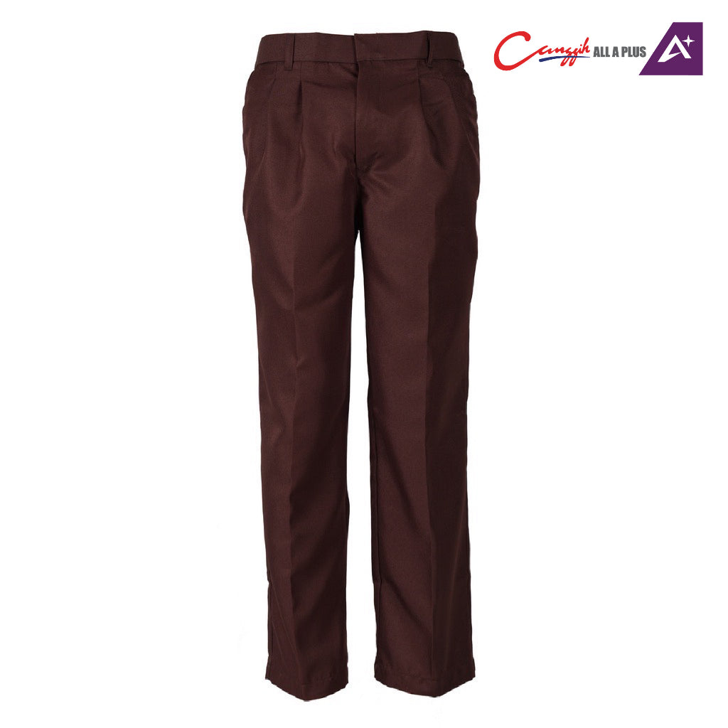 Canggih Seluar Panjang Sekolah MRSM - Dark Brown - CG-CP 030 DBR