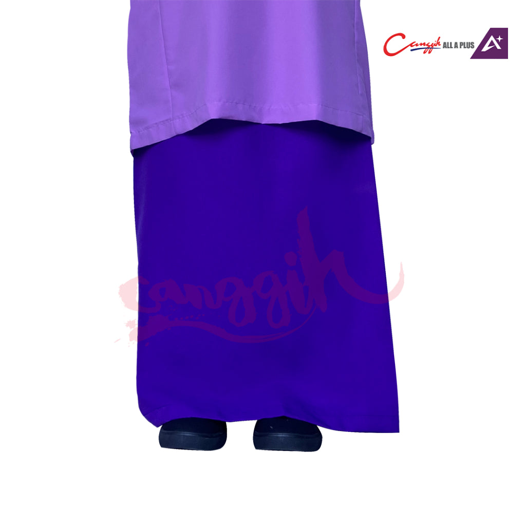 Canggih Kain Kurung Pengawas Koperasi Sekolah - Dark Purple - CG-CP 008 DPL