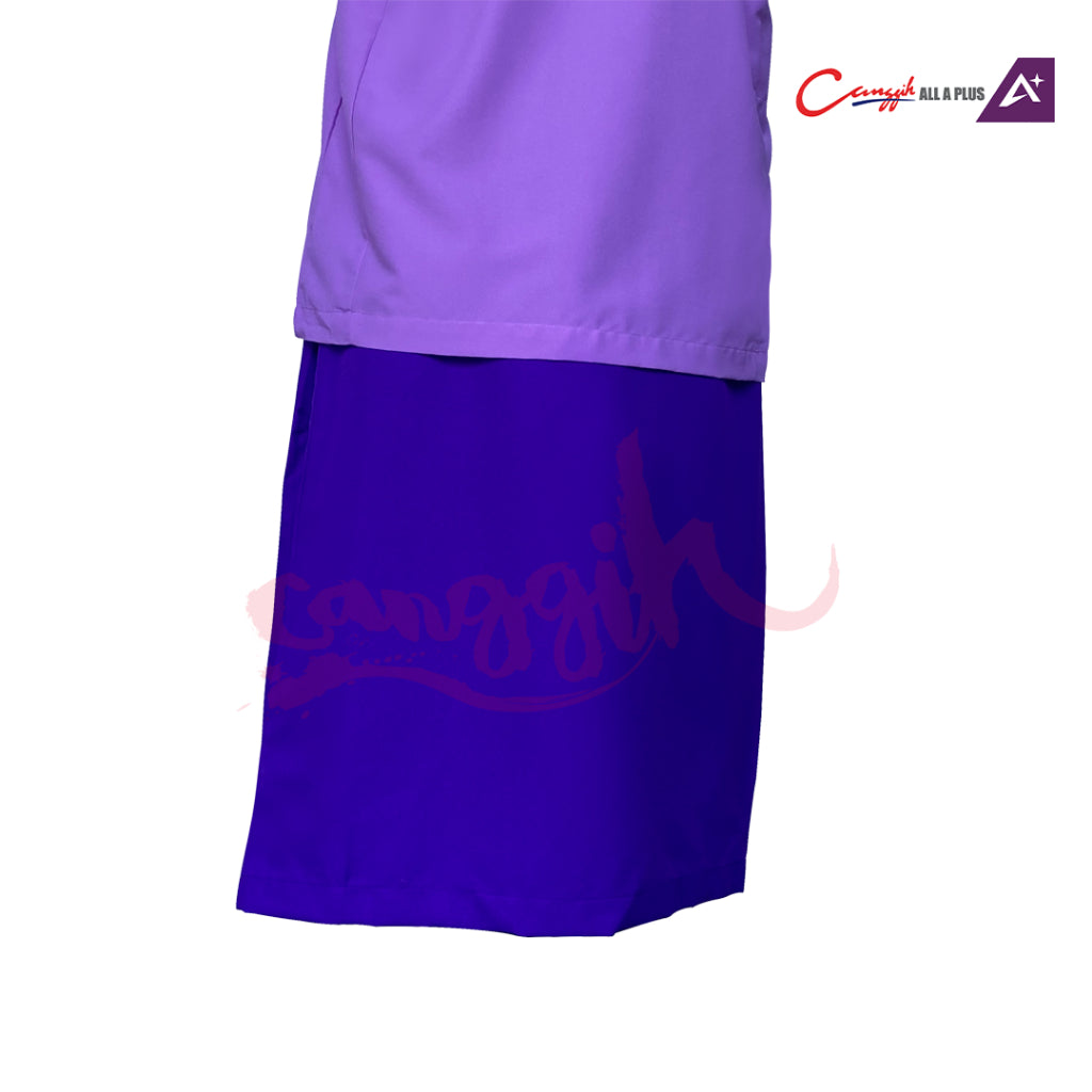 Canggih Kain Kurung Pengawas Koperasi Sekolah - Dark Purple - CG-CP 008 DPL