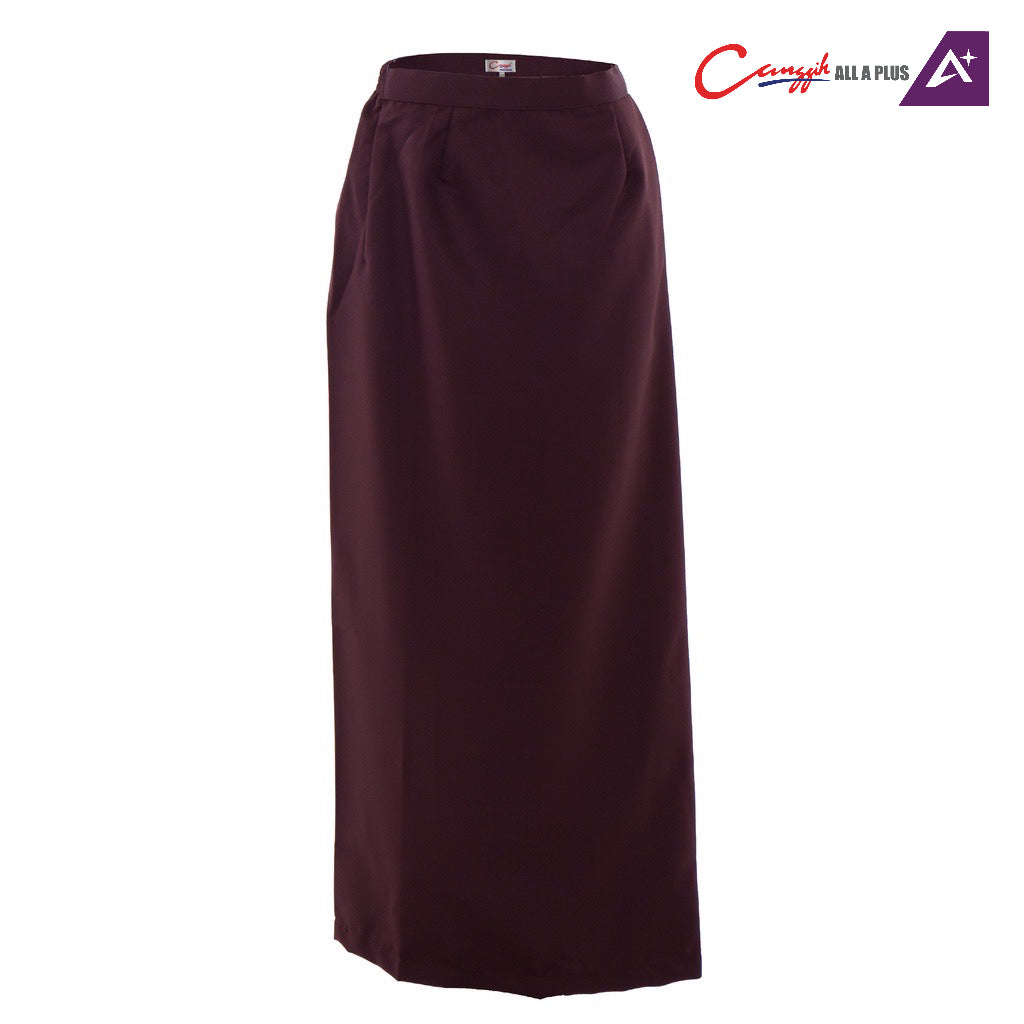 Canggih Kain Kurung Sekolah MRSM - Dark Brown - CG-CP 008 DBR