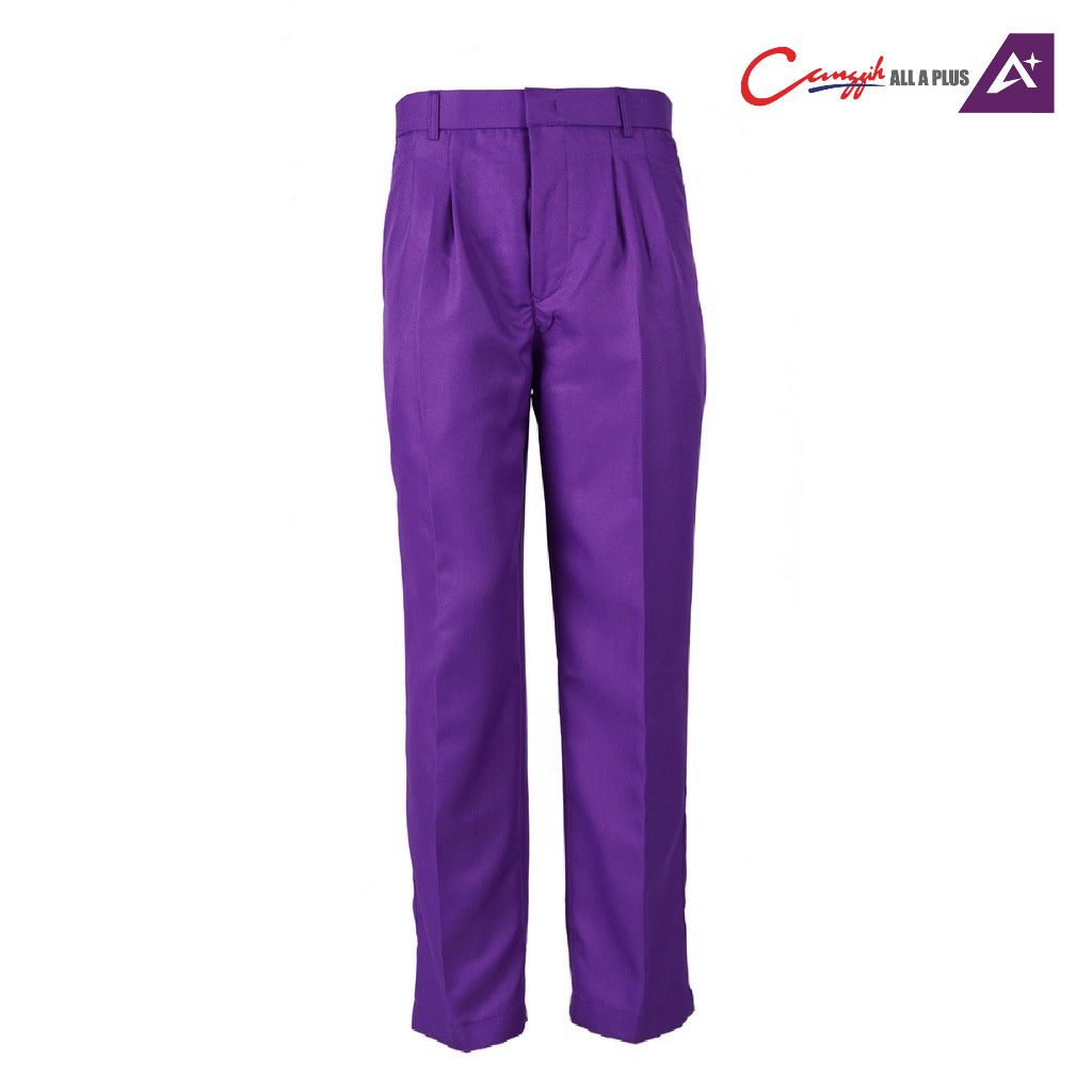 Canggih Seluar Panjang Pengawas Koperasi Sekolah - Dark Purple - CG-CP 030 DPL