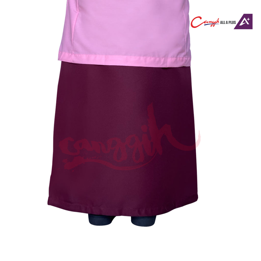 Canggih Kain Kurung Pengawas Sekolah  - Maroon - CG-CP 008 MRN