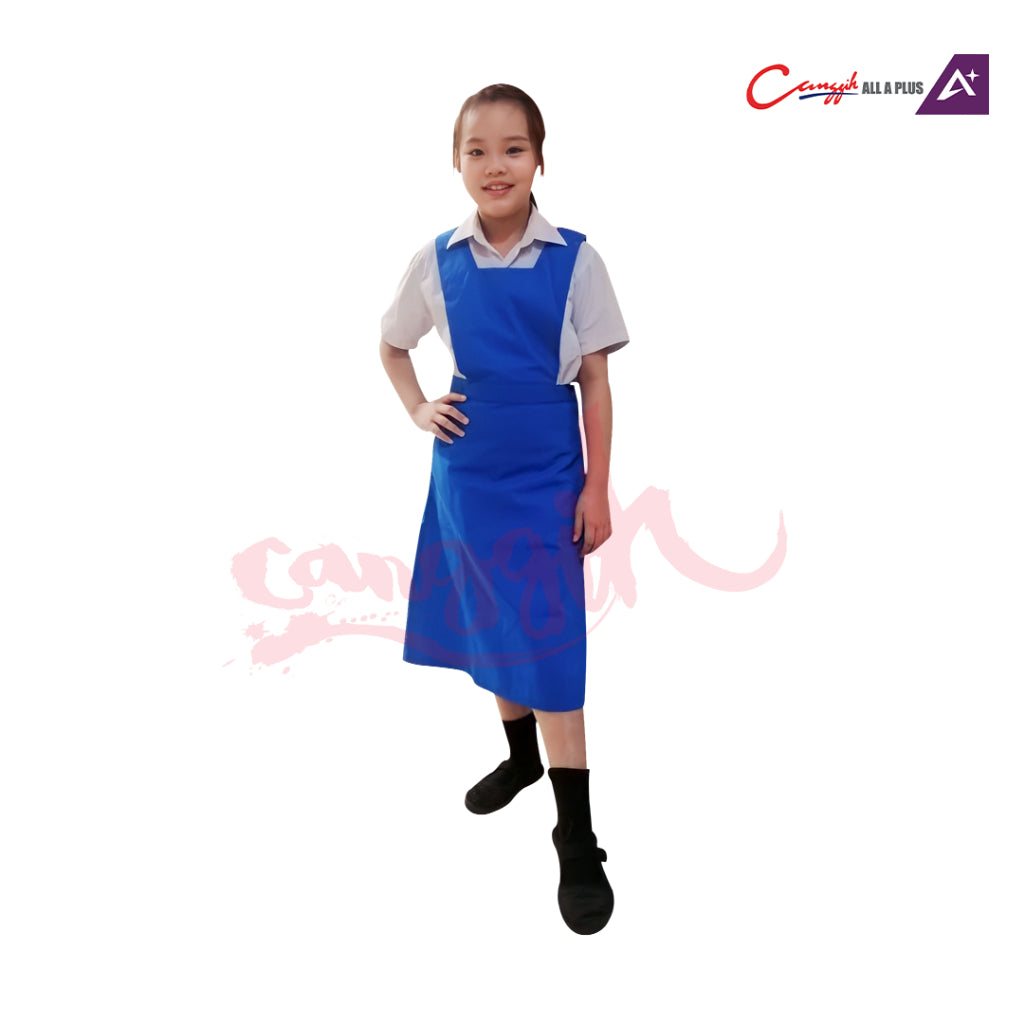 Canggih Pinafore Sekolah Menengah - Blue - CG-CP 017