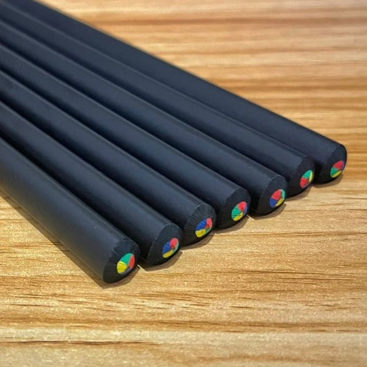 All A Plus Colourful Pencil Black