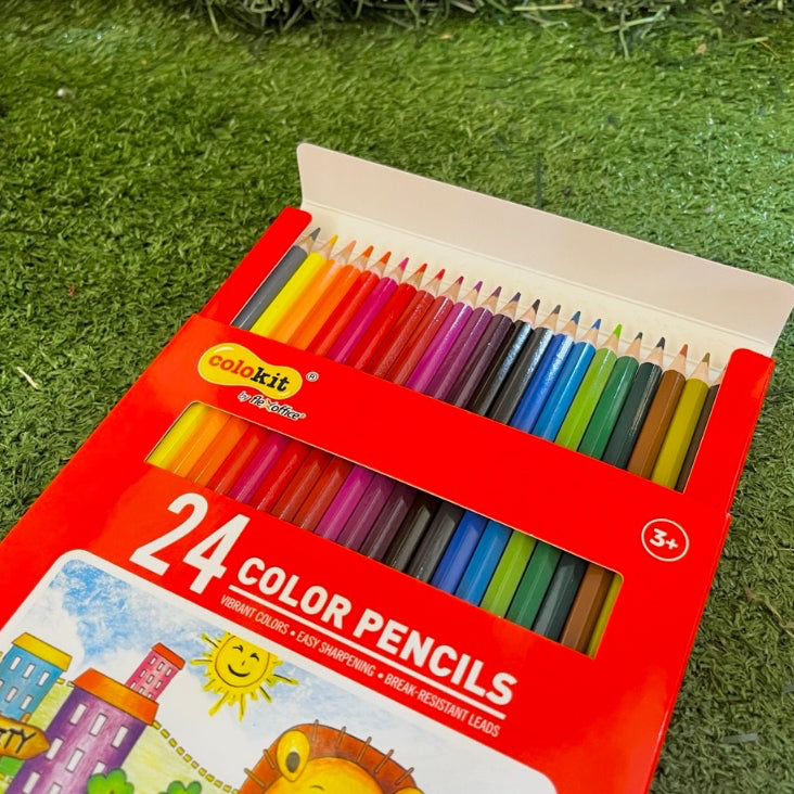 FlexOffice Colour Pencil Box (12, 24, 36)