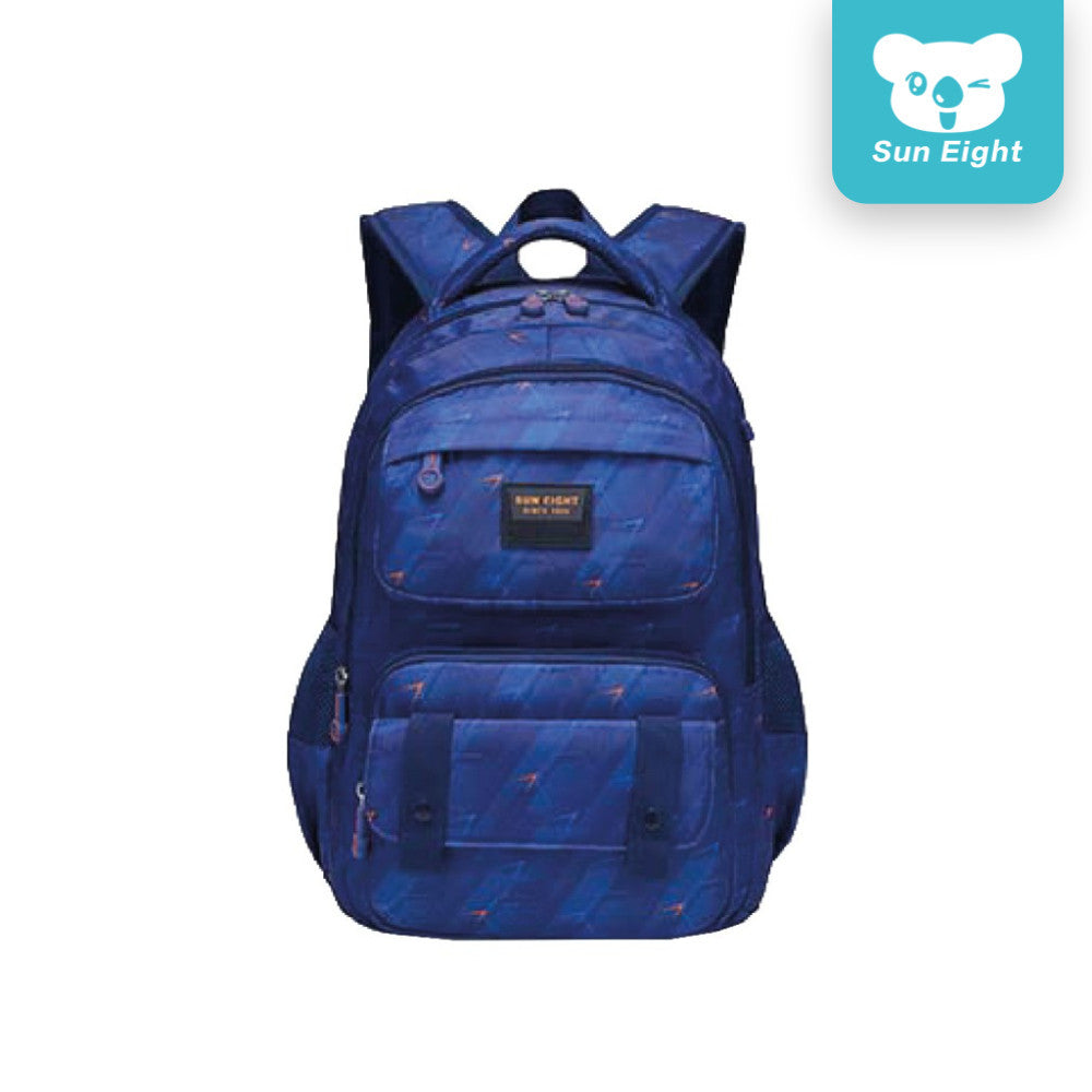 Sun Eight Triz School Backpack Spine Protection Ergonomic Big Capacity Multi Compartment | 199 Days Warranty