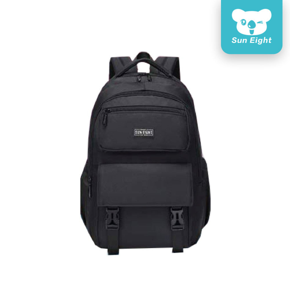 Sun Eight Quikz School Backpack Young Design Lightweight Comfortable Multi Compartment Big Capacity | 199 Days Warranty