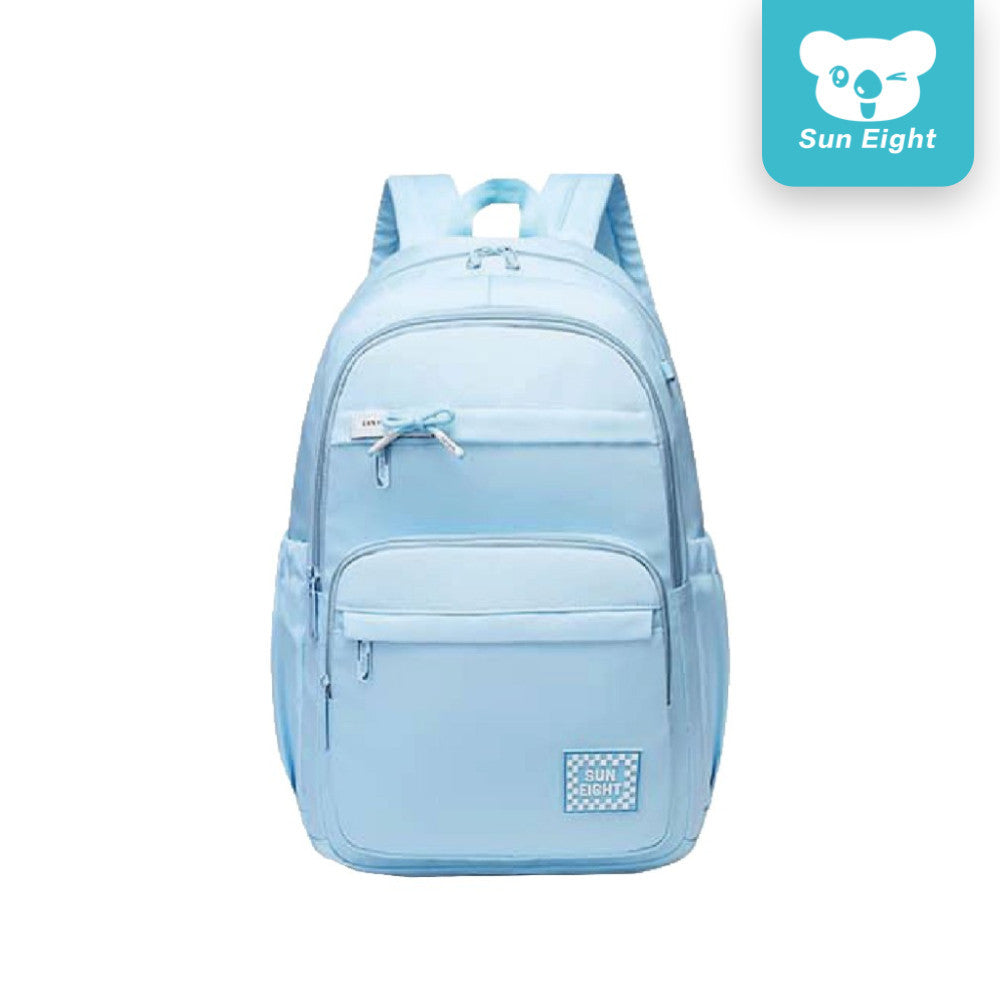 Sun Eight Macaronz School Backpack Waterproof Material Multi Compartment with Side Pocket Travel Bag | 199 Days Warranty