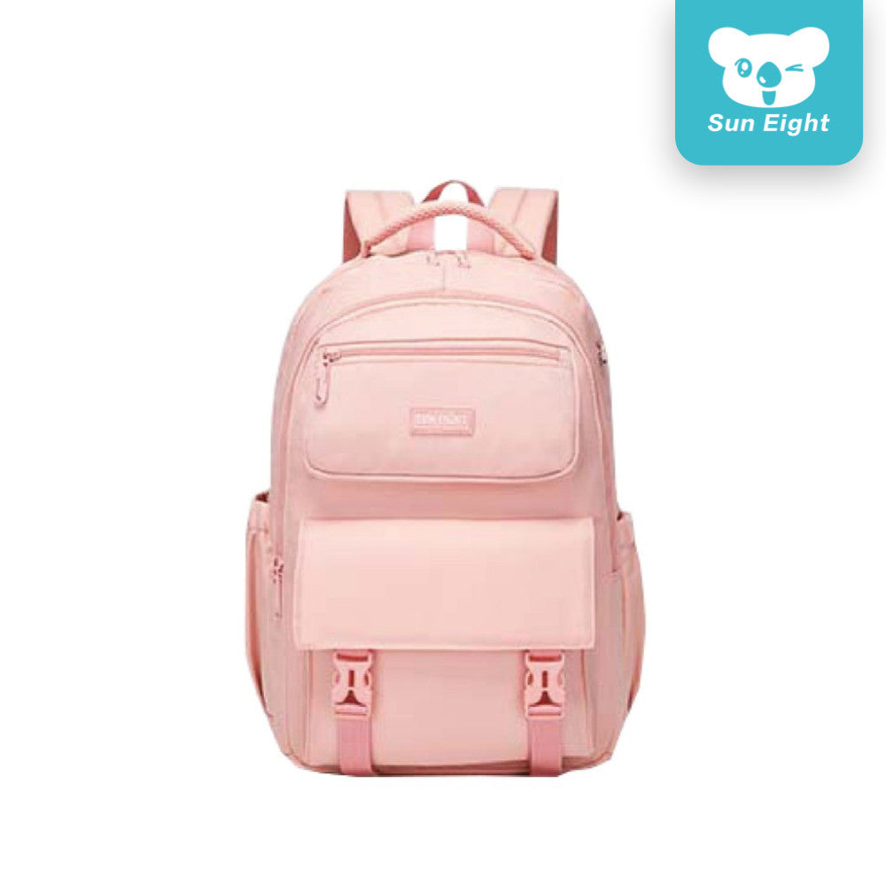 Sun Eight Quikz School Backpack Young Design Lightweight Comfortable Multi Compartment Big Capacity | 199 Days Warranty