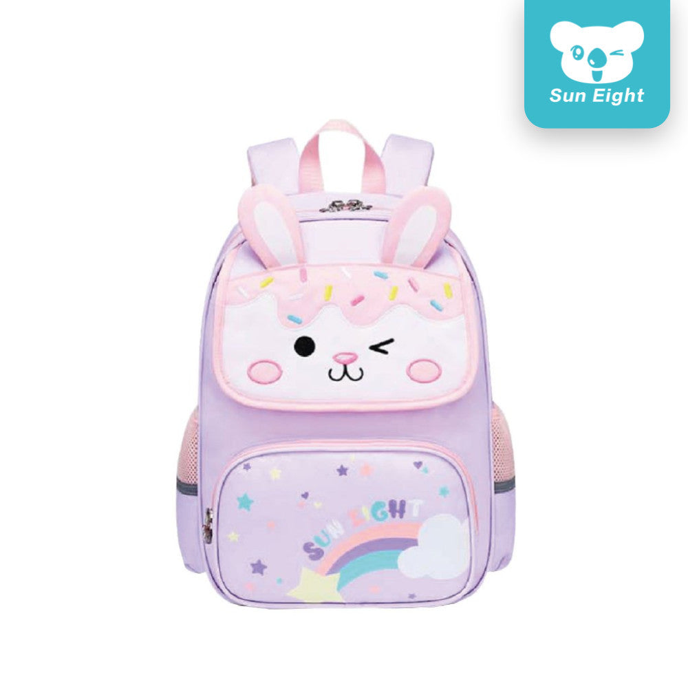 Sun Eight Checkz School Backpack Safety Chest Buckle Lightweight Unicorn Dinosaur Rabbit Bag | 199 Days Warranty