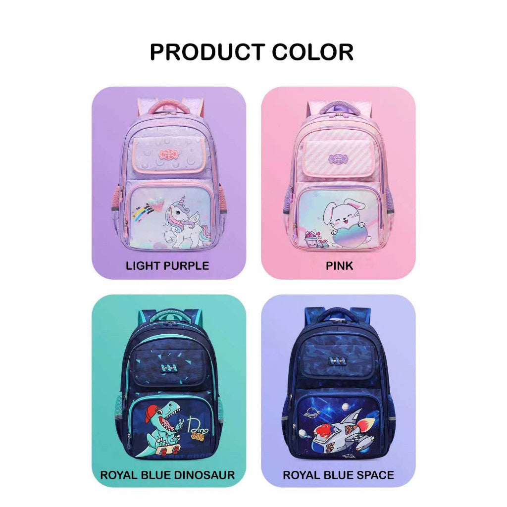 Sun Eight Baguz School Backpack Waterproof Material Chest Buckle Large Capacity Multi Compartment | 199 Days Warranty