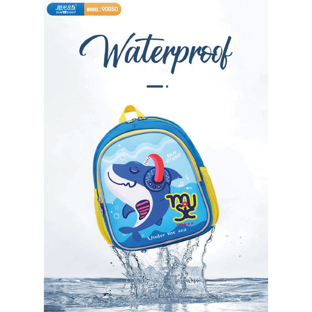 Sun Eight Cutez Mini School Backpack Simple Fun Design Cartoon Water Resistant Kindergarten Bag | 199 Days Warranty