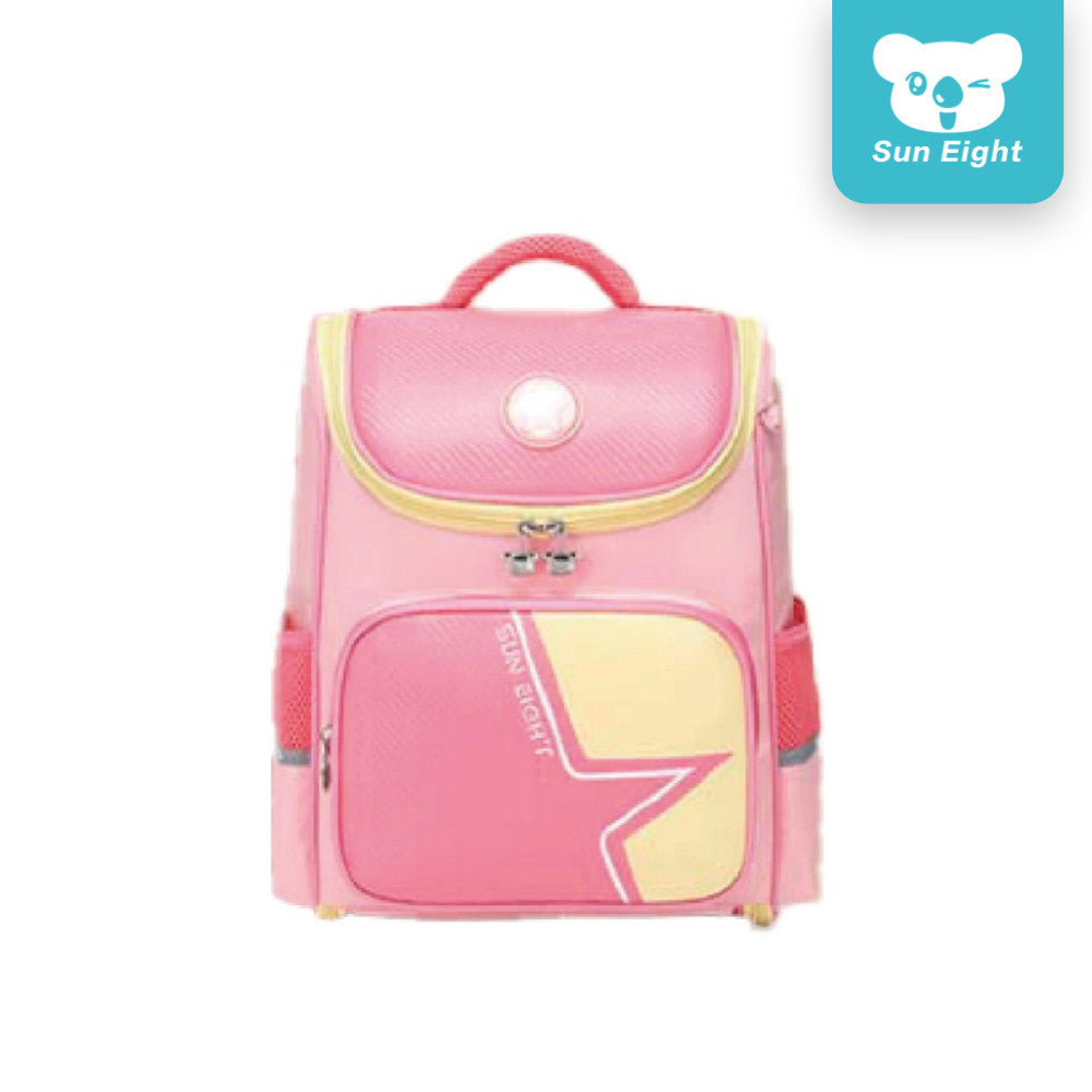 Sun Eight Starz School Backpack Ergonomic Spine Protection Large Capacity Lightweight Chest Buckle | 199 Days Warranty