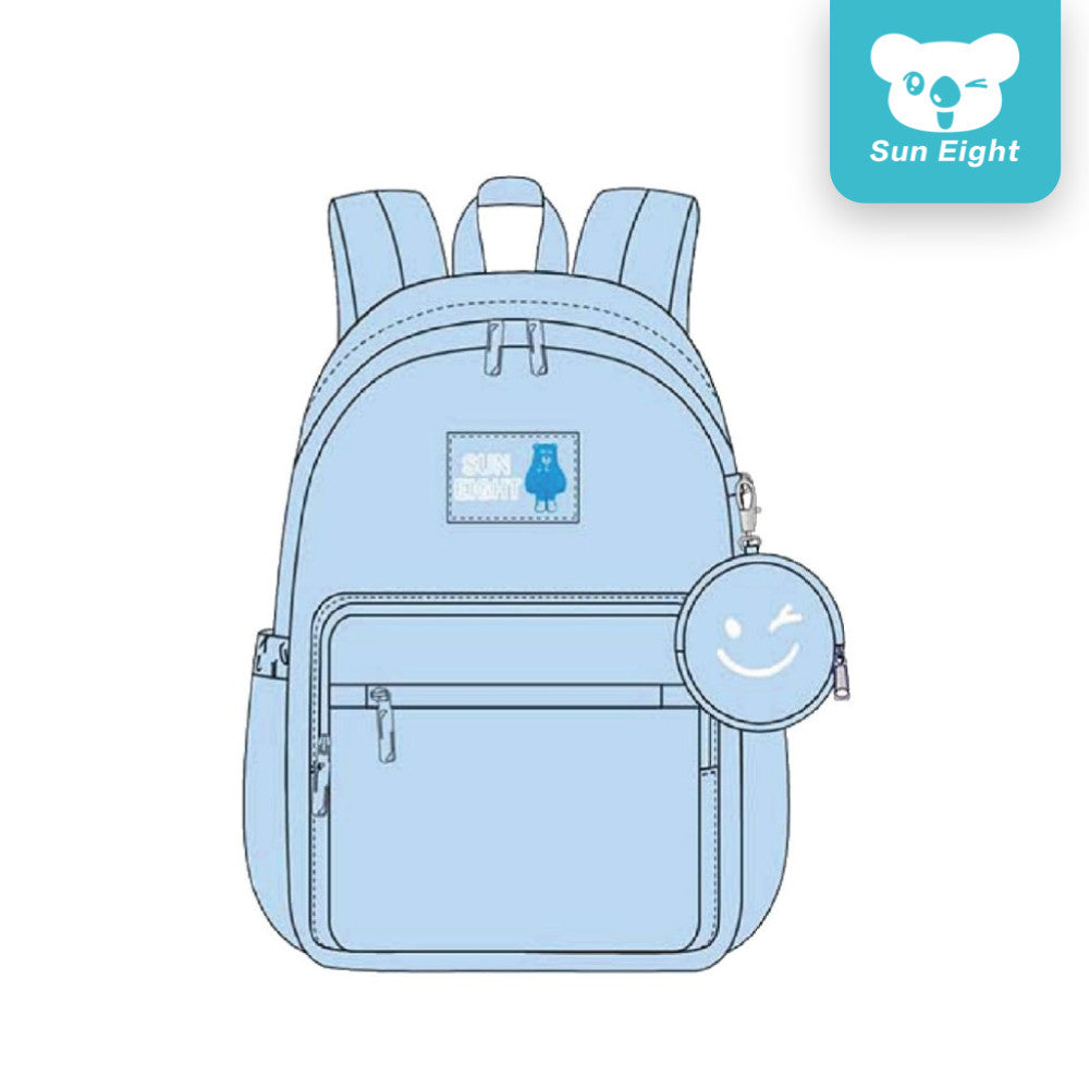 Sun Eight Simple Trendy & Clean Design Backpack Waterproof Material Scratch Resistant (15" Laptop) | 199 Days Warranty