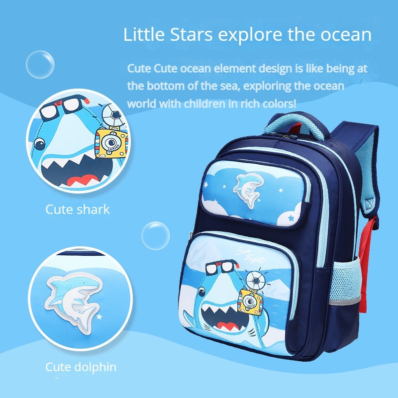 Sun Eight Trives School Backpack Unisex Cartoon Design Ergonomic Bag with Chest Buckle | 199 Days Warranty