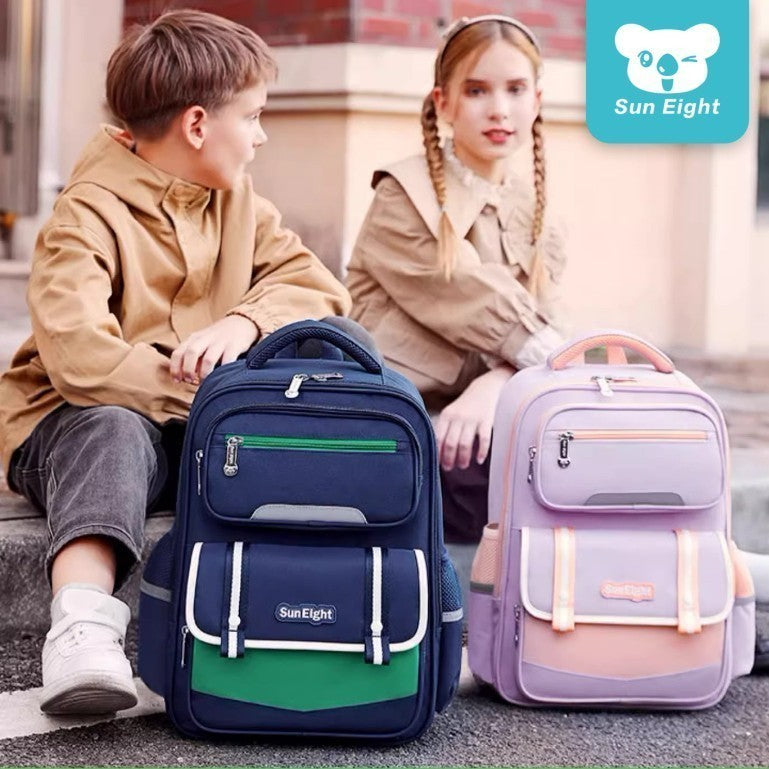 Sun Eight Swayz Ergonomic School Bag Spine Protection Chest Buckle Lightweight Less Burden Backpack | 199 Days Warranty