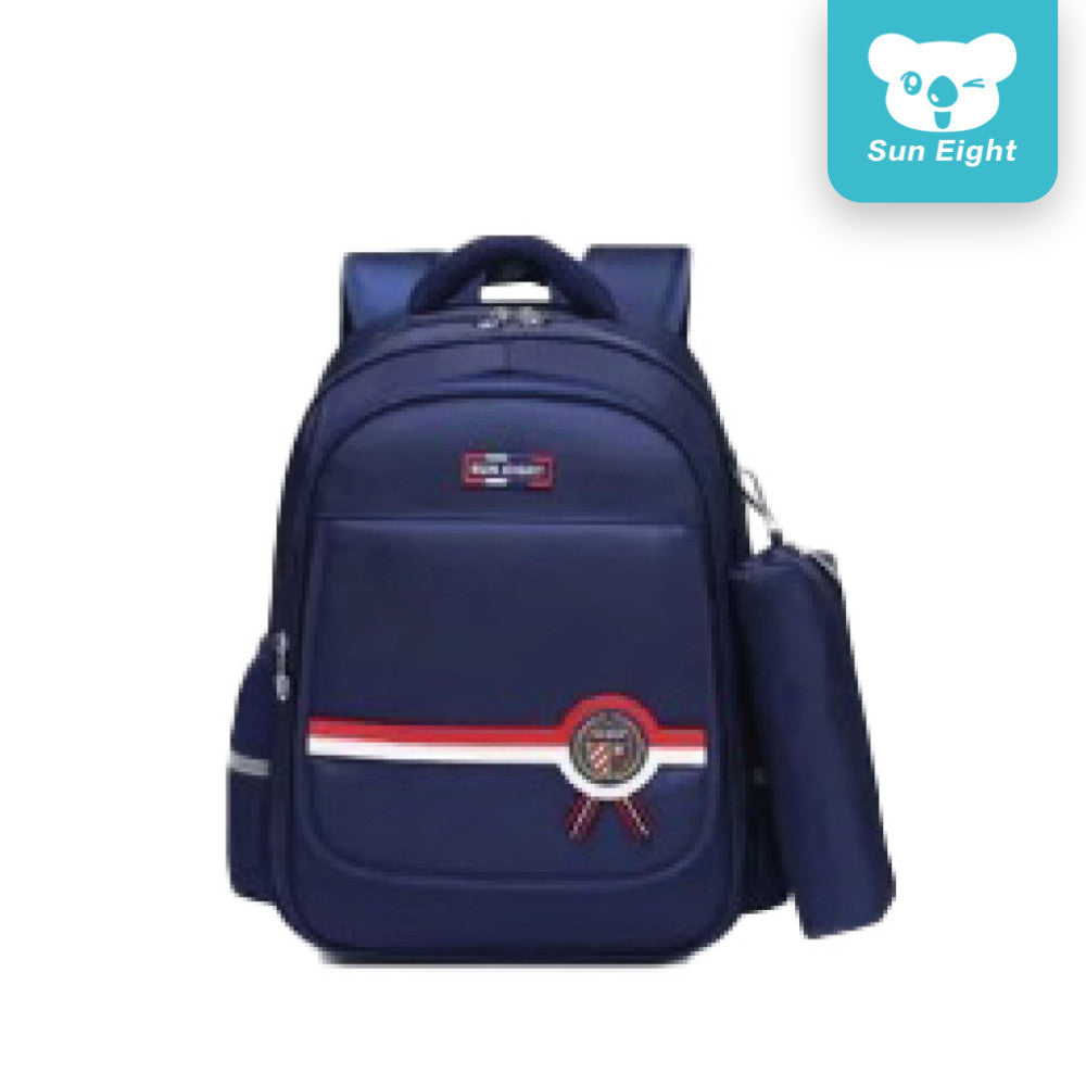 Sun Eight Trioz School Backpack Water Resistant Light Ergonomic Multi Compartment Big Capacity Bag | 199 Days Warranty